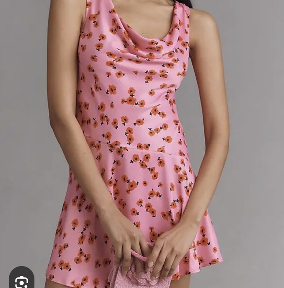 By Anthropologie Dresses & Skirts - By Anthr Floral Silk Dress Tags